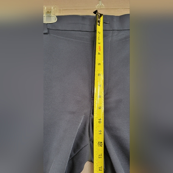 Van Heusen Traveler Dress Pants Men’s 38x30 Navy Blue Flat Front Pre-Owned - Picture 6 of 8